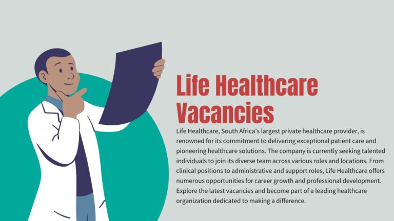 Life Healthcare Vacancies