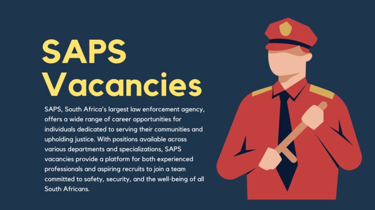 SAPS Vacancies